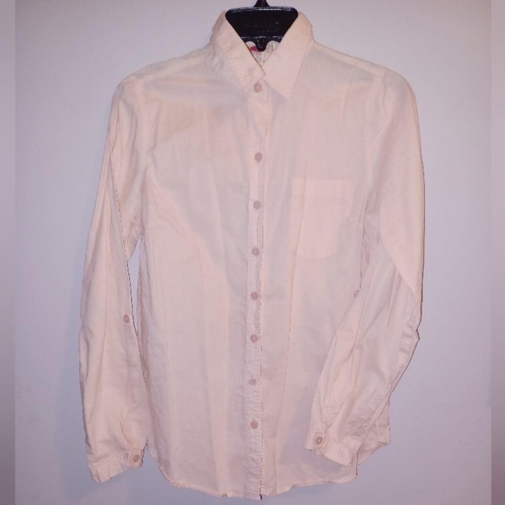 Forever 21 Pale Pink Button Down Shirt
